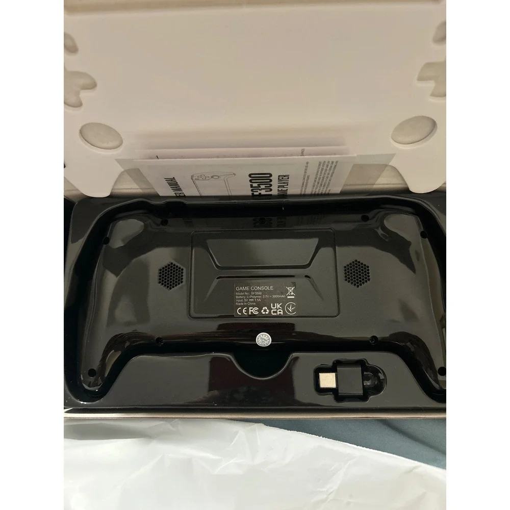 SF3500 Handheld Game Player 5 In FHD Portable Console Black Over 20,000 games